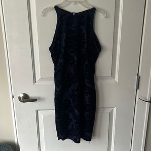Dark blue bodycon dress